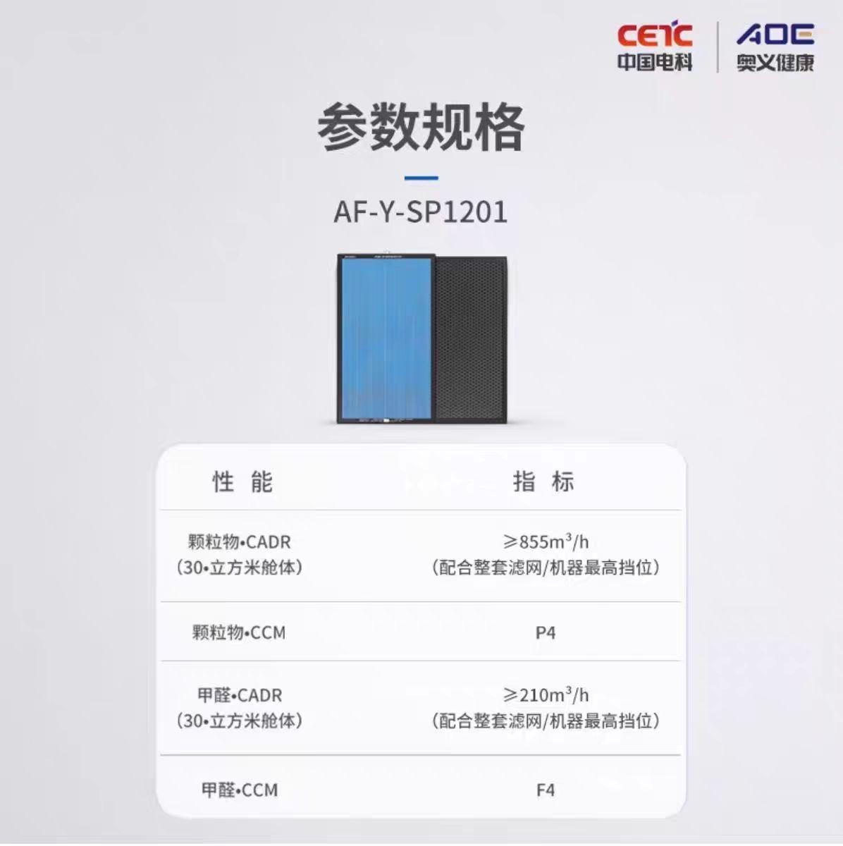 适老产品-AOE空气消毒机滤网滤芯AF-Y-SP1201
