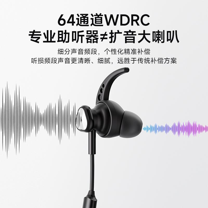 适老产品-米力迪颈挂式数字降噪助听器