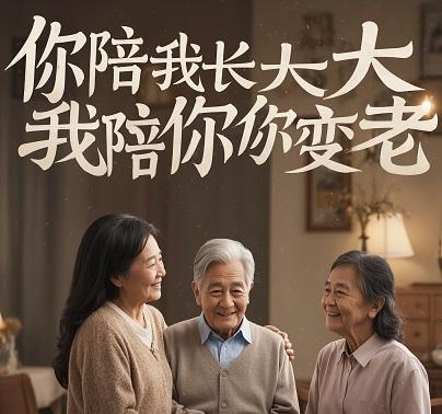 "你陪我长大，我陪你变老"：现代子女的养老责任与智慧新闻封面