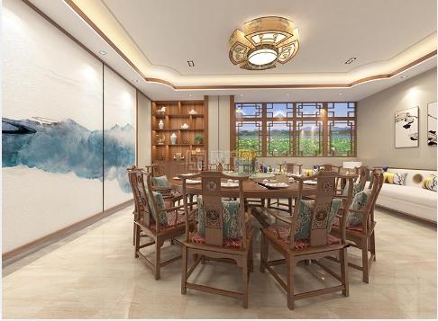 河北基泰颐养中心环境图-餐台