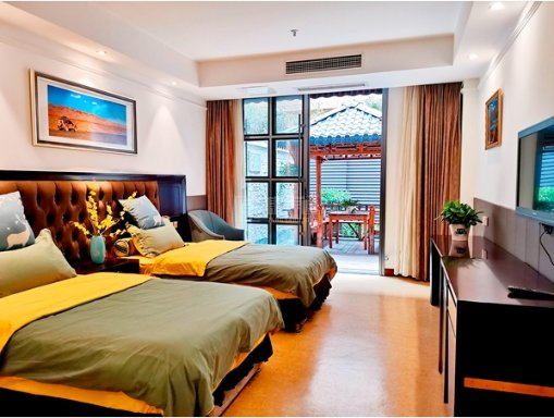 一暄康养两河公园(西门)院环境图-双人间