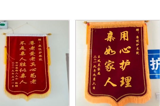 康悦护养院服务项目图5荣誉墙