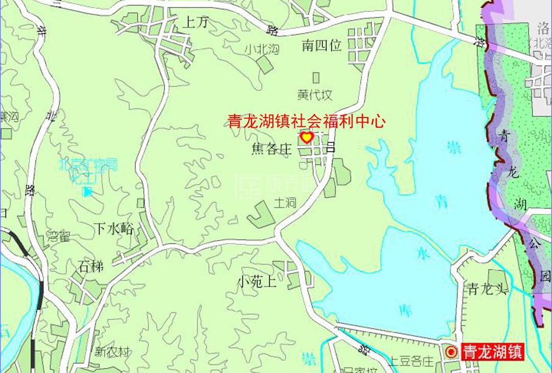 北京市房山区青龙湖镇社会福利中心环境图-餐台
