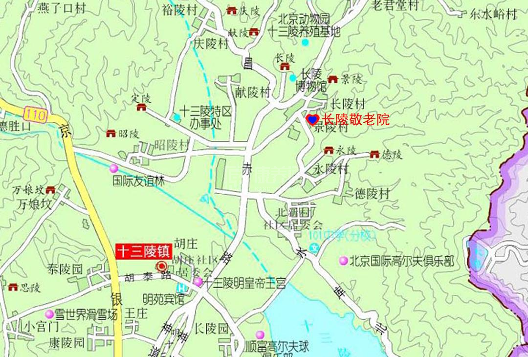 北京市昌平区十三陵镇长陵敬老院环境图-床位