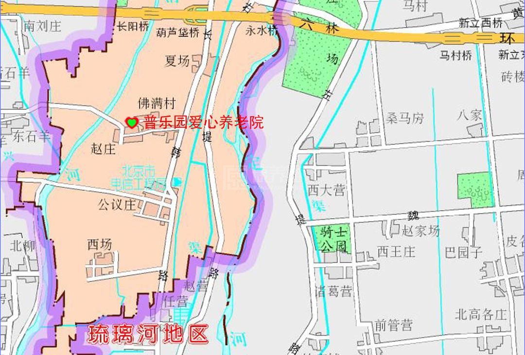 北京市房山区长阳普乐园爱心养老院环境图-走廊