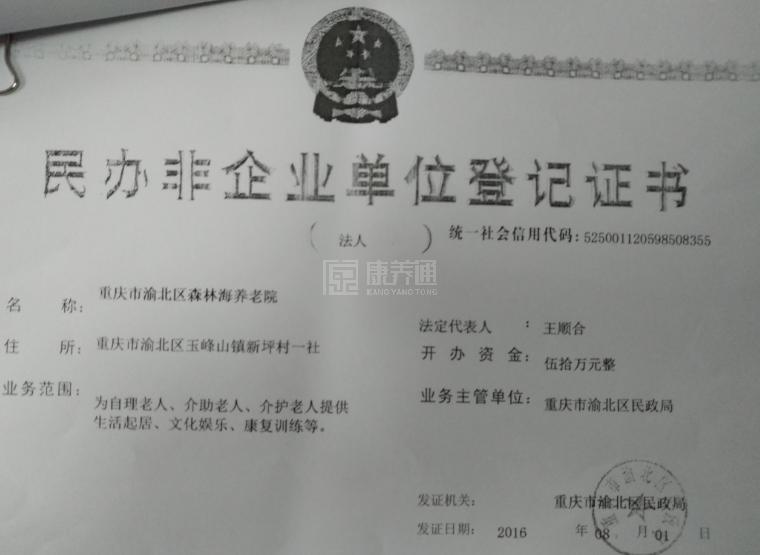 重庆市渝北区森林海养老院服务项目图3惬意的环境、感受岁月静好